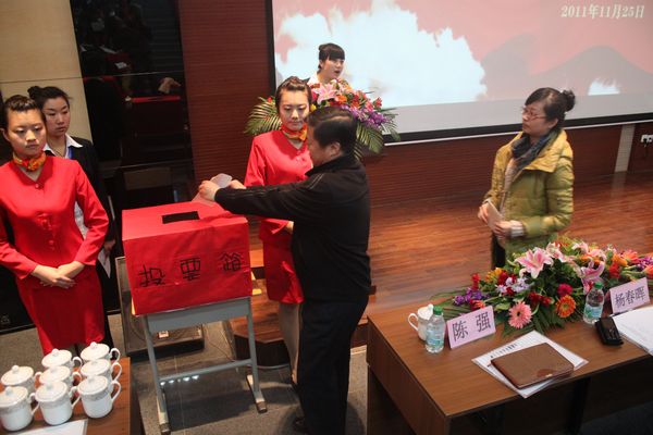 9.主席团成员投票