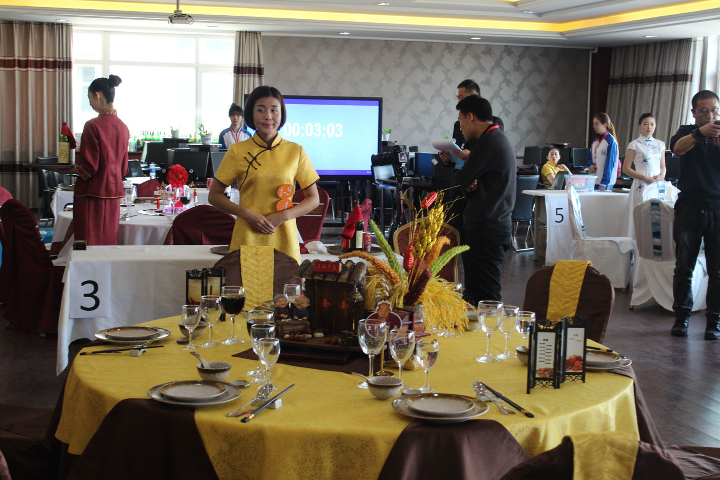 中餐主题宴会设计赛场 中餐主题宴会设计赛场